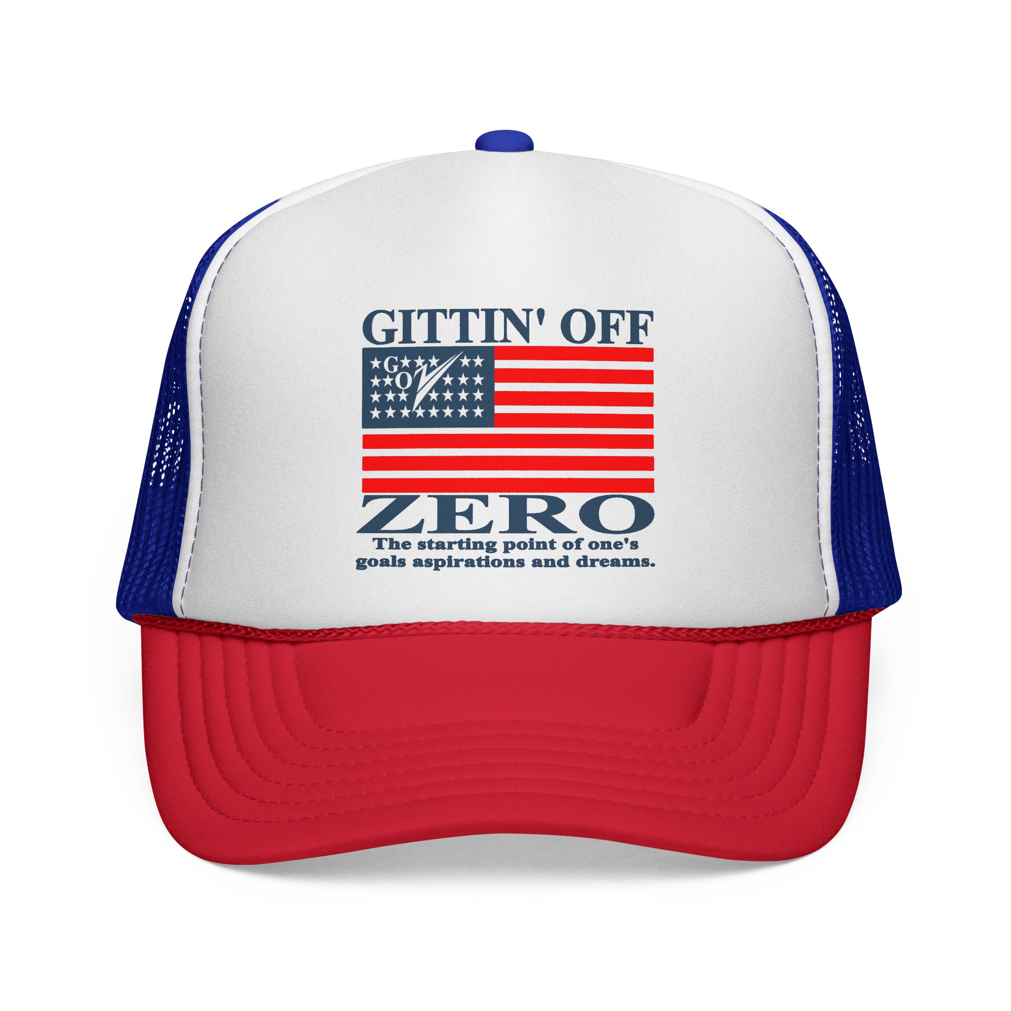 GOZ stars and stripes trucker cap